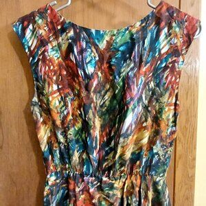 Theory silk sheath dress XS